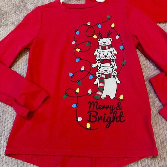 Girl’s Christmas Shirt Bundle Size 6 - Picture 2 of 8